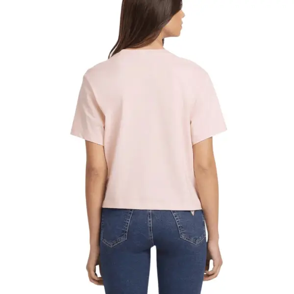 Guess - Γυναικείο T-Shirt Boxy W4YI05K8HM0-G6R4 Ροζ W4YI05K8HM0-G6R4