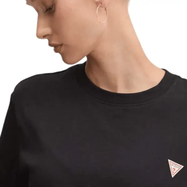 Guess - Γυναικείο T-Shirt Boxy W4YI05K8HM0-JBLK Μαύρο W4YI05K8HM0-JBLK