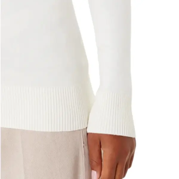 Guess - Γυναικείο Πουλόβερ Ζιβάγκο Regular Fit W5BR39Z2NQ2-G012 Λευκό W5BR39Z2NQ2-G012