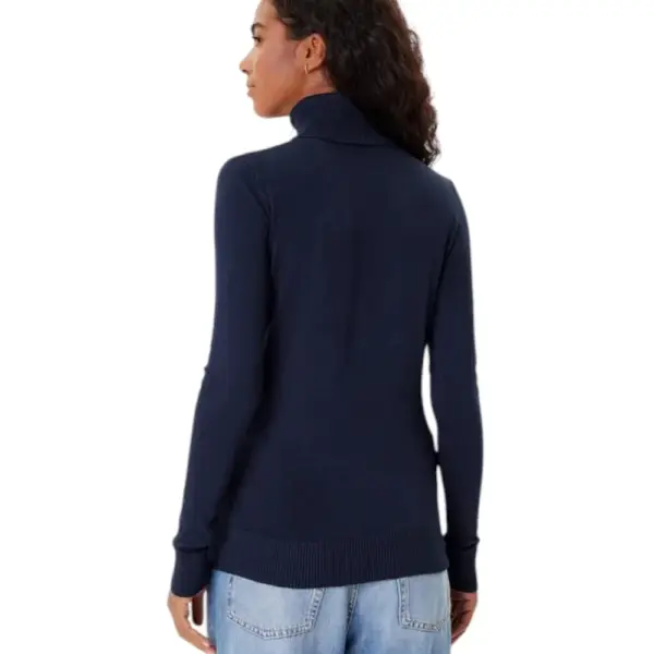 Guess - Γυναικείο Πουλόβερ Ζιβάγκο Regular Fit W5BR39Z2NQ2-G77G Μπλε Σκούρο W5BR39Z2NQ2-G77G