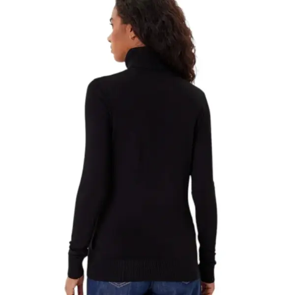 Guess - Γυναικείο Πουλόβερ Ζιβάγκο Regular Fit W5BR39Z2NQ2-JBLK Μαύρο W5BR39Z2NQ2-JBLK