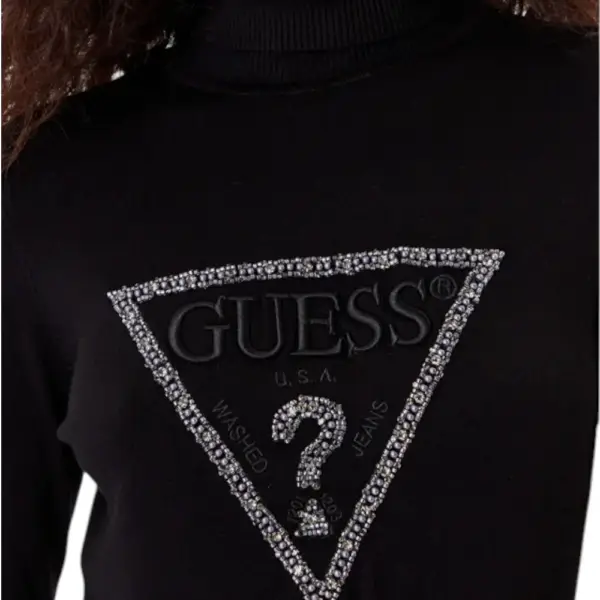 Guess - Γυναικείο Πουλόβερ Ζιβάγκο Regular Fit W5BR39Z2NQ2-JBLK Μαύρο W5BR39Z2NQ2-JBLK