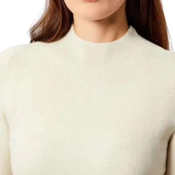 Guess - Γυναικείο Πουλόβερ Ημιζιβάγκο Julia Slim Fit W5BR15Z3OW2-G012 Εκρού W5BR15Z3OW2-G012