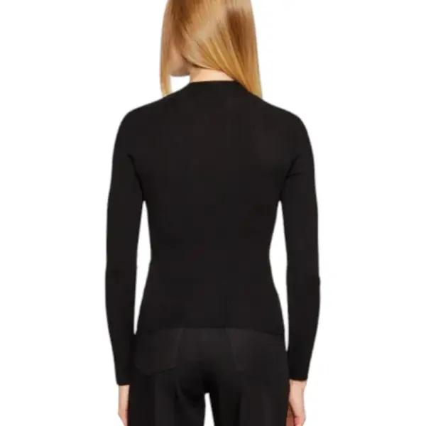 Guess - Γυναικείο Πουλόβερ Ημιζιβάγκο Julia Slim Fit W5BR15Z3OW2-JBLK Μαύρο W5BR15Z3OW2-JBLK