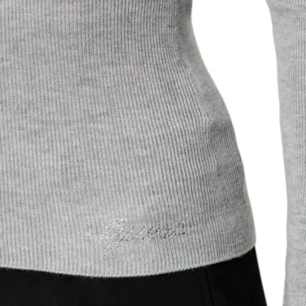 Guess - Γυναικείο Πουλόβερ Ημιζιβάγκο Julia Slim Fit W5BR15Z3OW2-LMGY Γκρι W5BR15Z3OW2-LMGY