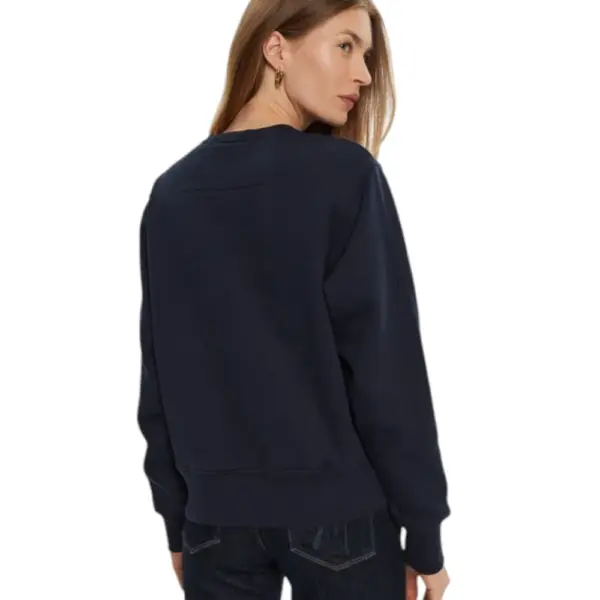 Guess - Γυναικείο Φούτερ Relaxed Fit W2YQ16KBA11-G77G Μπλε Σκούρο W2YQ16KBA11-G77G