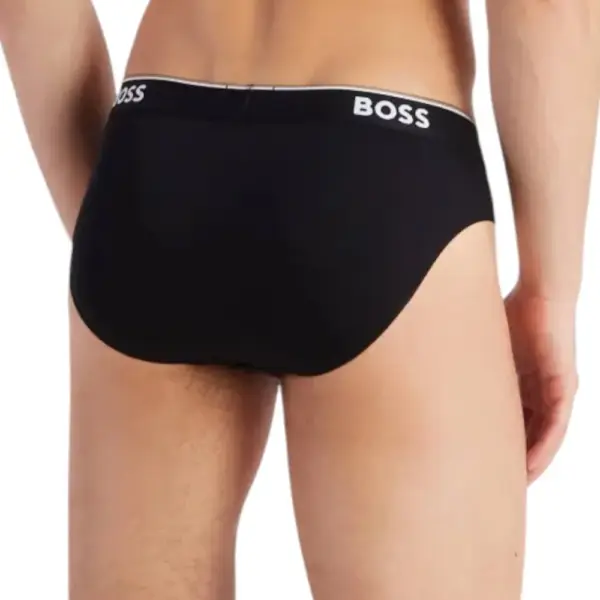 Boss - Ανδρικά Εσώρουχα Slip 3pack Brief 3P Power 50475273-001 Μαύρο 50475273-001