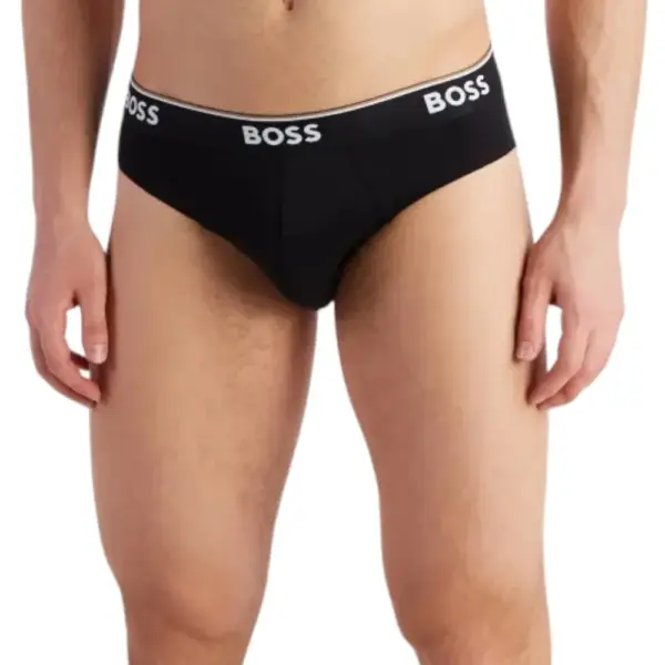 Boss - Ανδρικά Εσώρουχα Slip 3pack Brief 3P Power 50475273-001 Μαύρο 50475273-001
