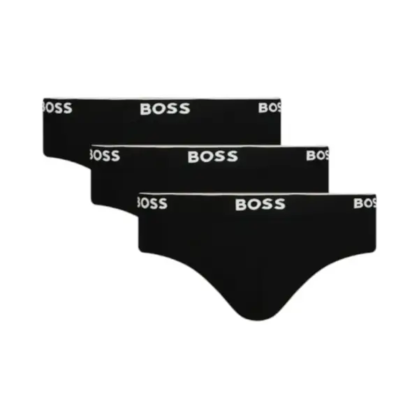 Boss - Ανδρικά Εσώρουχα Slip 3pack Brief 3P Power 50475273-001 Μαύρο