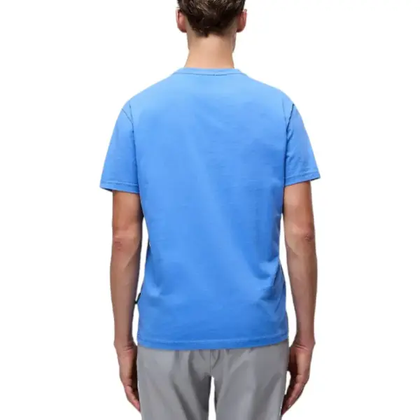 Napapijri - Ανδρικό T-shirt Salis Ss Sum Regular Fit NP0A4H8D-B2P Μπλε Ρουαγιάλ NP0A4H8DB2P
