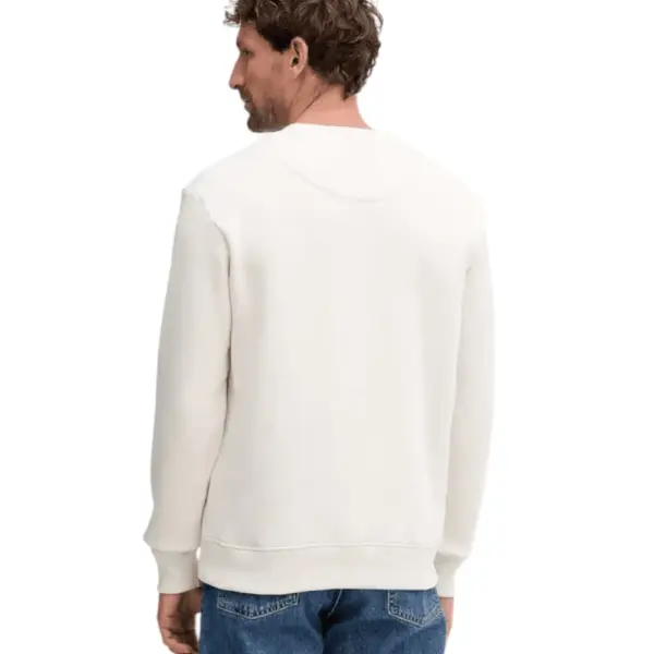 Pepe Jeans - Ανδρικό Φούτερ Crew Neck Logo PM5800011-804 Εκρού PM5800011-804