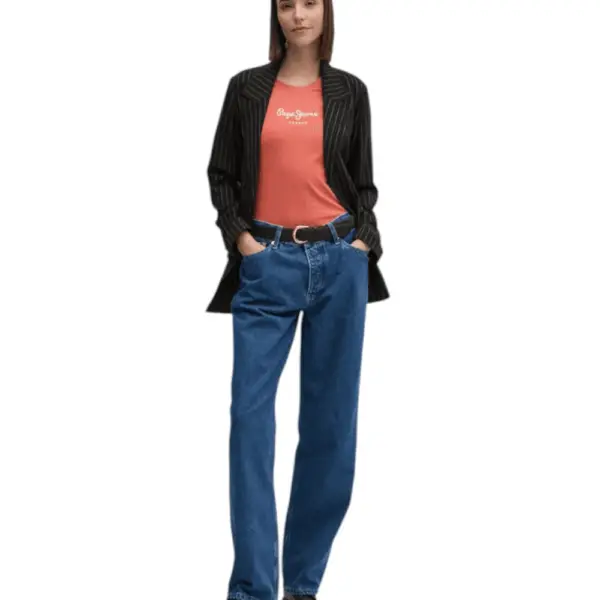 Pepe Jeans - Γυναικείο T-shirt New Virginia Ssn PL505202-264 Κοραλλί PL505202-264