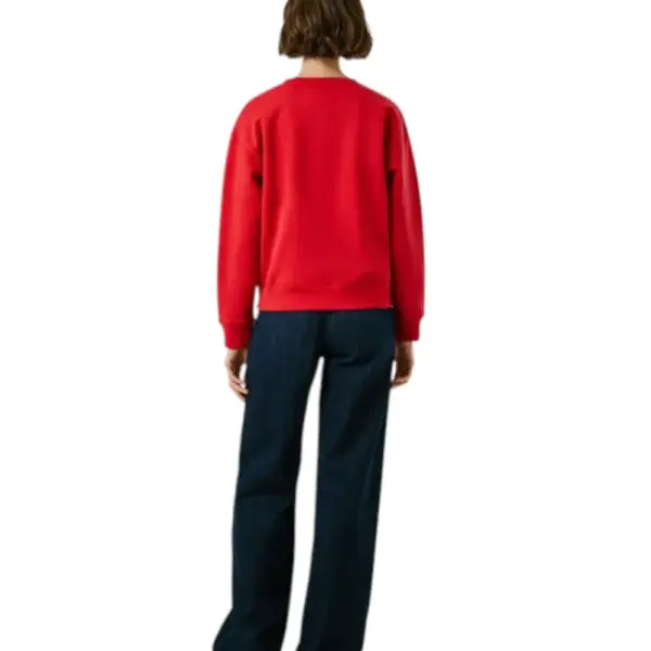 Pepe Jeans - Γυναικείο Φούτερ Crew Neck Logo PL5800017-264 Κόκκινο PL5800017-264