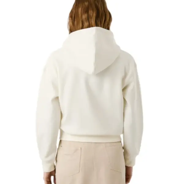 Pepe Jeans - Γυναικείο Φούτερ με κουκούλα Hoodie With Logo PL5800001-805 Εκρού PL5800001-805