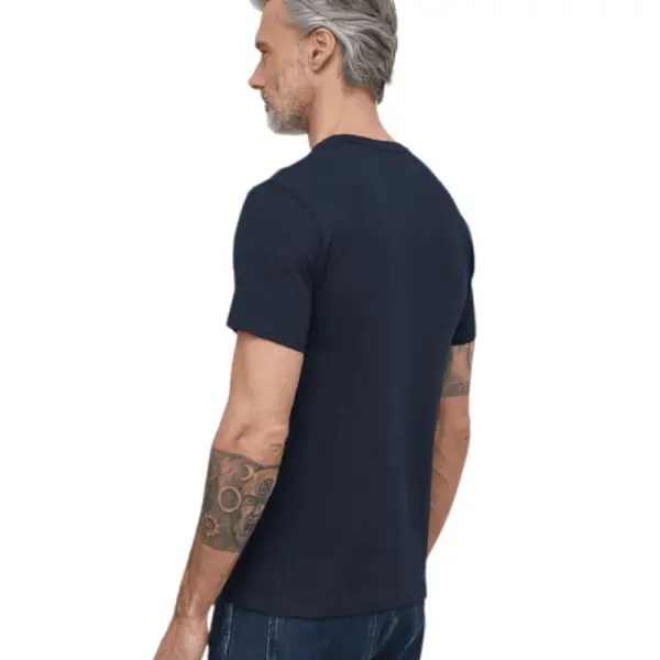 Boss - Ανδρικό T-shirt Orange San Jared-C Tales 50508584-404 Μπλε Σκούρο 50508584-404