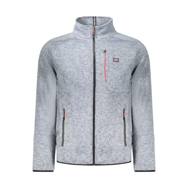 Scuola Nautica Italiana - Ανδρική Ζακέτα Φούτερ Fleece 849347-TYPHOO Γκρι