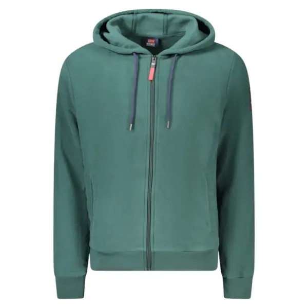 Scuola Nautica Italiana - Ανδρική Ζακέτα Φούτερ Fleece 849531-ALPINE Πράσινο Σκούρο