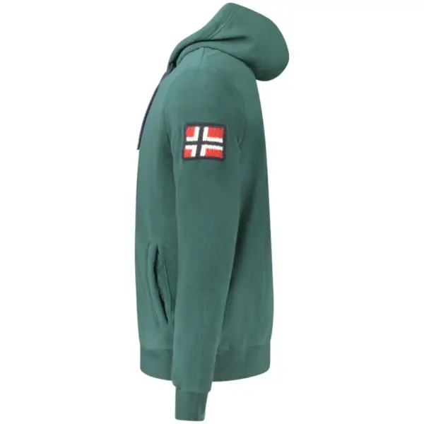 Scuola Nautica Italiana - Ανδρική Ζακέτα Φούτερ Fleece 849531-ALPINE Πράσινο Σκούρο 849531-ALPINE