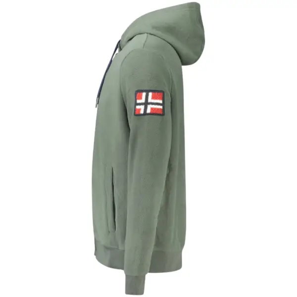 Scuola Nautica Italiana - Ανδρική Ζακέτα Φούτερ Fleece 849531-ARMY Πράσινο 849531-ARMY