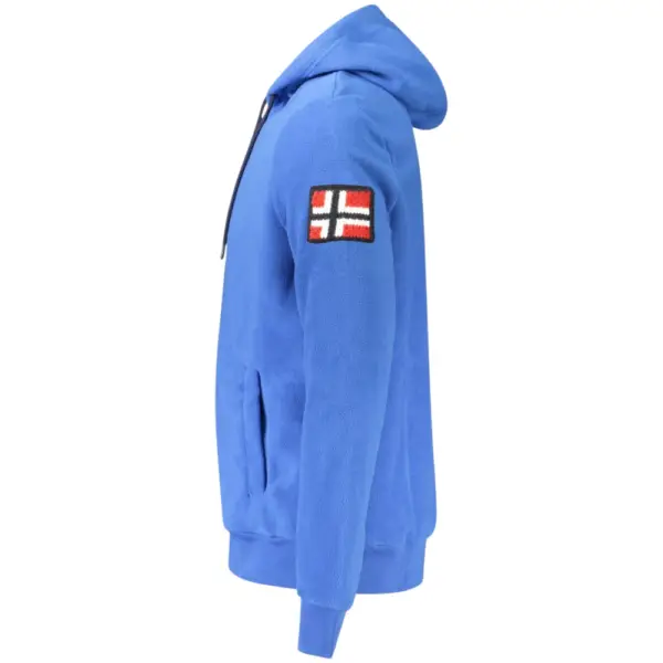 Scuola Nautica Italiana - Ανδρική Ζακέτα Φούτερ Fleece 849531-BLUETT Μπλε 849531-BLUETT