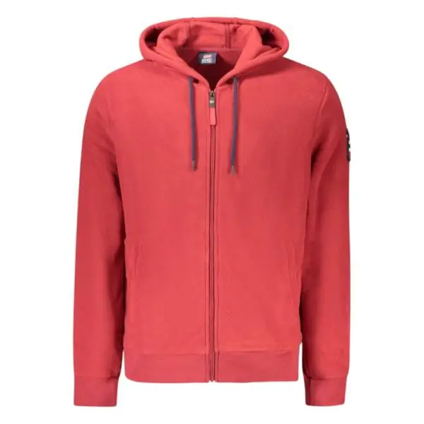 Scuola Nautica Italiana - Ανδρική Ζακέτα Φούτερ Fleece 849531-RED Κόκκινο 849531-RED