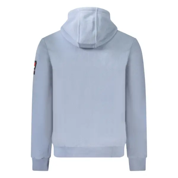Scuola Nautica Italiana - Ανδρική Ζακέτα Φούτερ Fleece 849531-TYPHOO Γκρι Γαλάζιο 849531-TYPHOO
