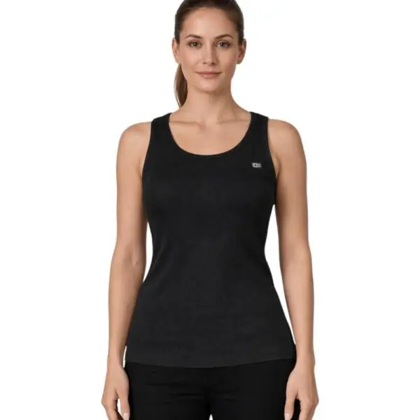 Scuola Nautica Italiana - Γυναικείο T-shirt Αμάνικο Rib 856220-BLACK Μαύρο