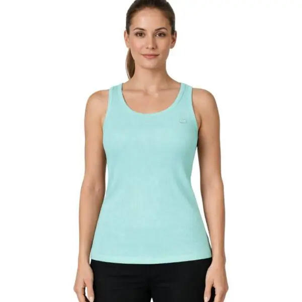 Scuola Nautica Italiana - Γυναικείο T-shirt Αμάνικο Rib 856220-CAPRI Γαλάζιο