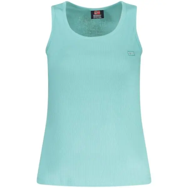 Scuola Nautica Italiana - Γυναικείο T-shirt Αμάνικο Rib 856220-CAPRI Γαλάζιο 856220-CAPRI