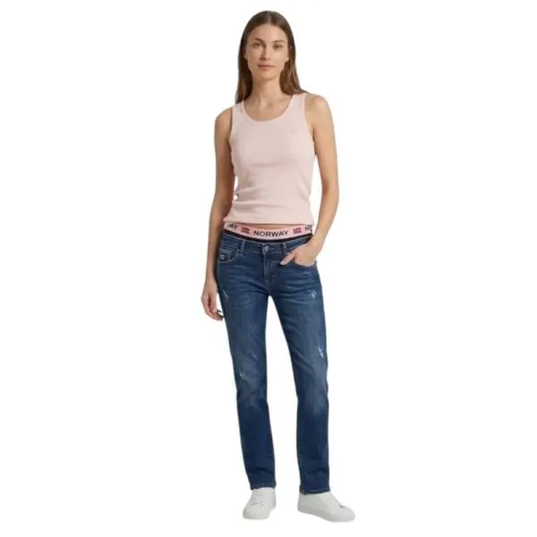 Scuola Nautica Italiana - Γυναικείο T-shirt Αμάνικο Rib 856220-CHARME Ροζ