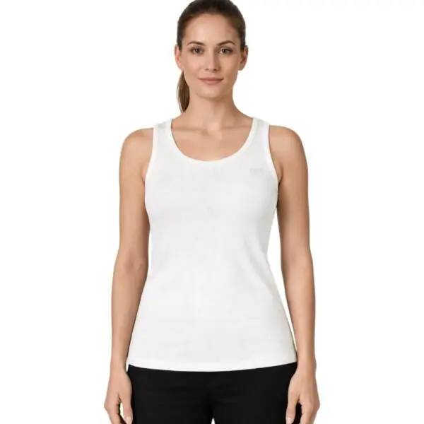 Scuola Nautica Italiana - Γυναικείο T-shirt Αμάνικο Rib 856220-WHITE Λευκό