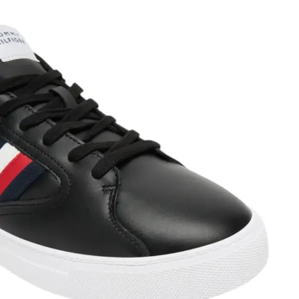 Tommy Hilfiger - Ανδρικά Sneakers Icon Court Stripes FM0FM05628-BDS Μαύρο FM0FM05628-BDS