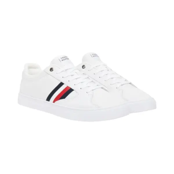 Tommy Hilfiger - Ανδρικά Sneakers Icon Court Stripes FM0FM05628-YBS Λευκό FM0FM05628-YBS