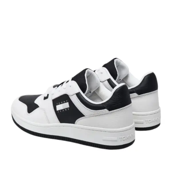 Tommy Hilfiger - Ανδρικά Sneakers Retro Basket Cupsole Tumble EM0EM01513-YBL Λευκό EM0EM01513-YBL