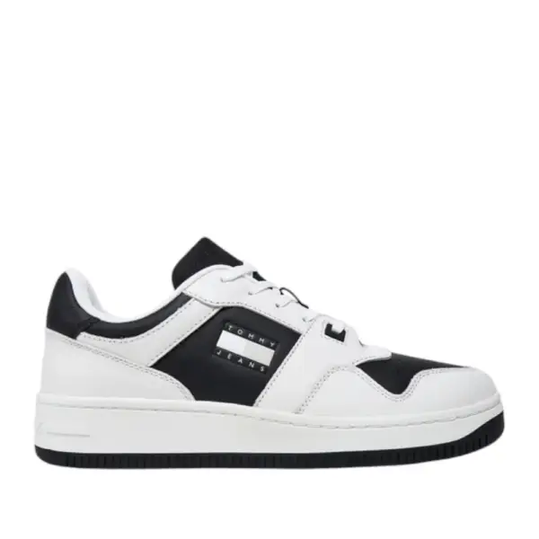 Tommy Hilfiger - Ανδρικά Sneakers Retro Basket Cupsole Tumble EM0EM01513-YBL Λευκό
