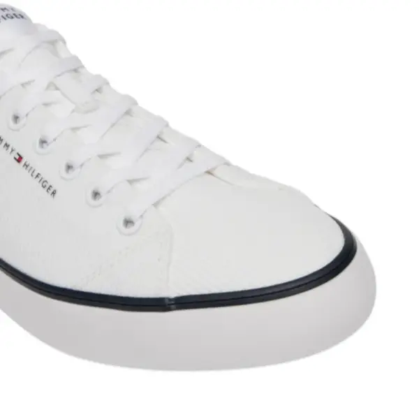Tommy Hilfiger - Ανδρικά Sneakers Th CHi Vulc Core Low Ii Mesh FM0FM05513-YBS Λευκό FM0FM05513-YBS