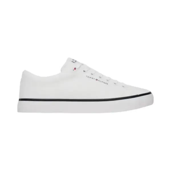 Tommy Hilfiger - Ανδρικά Sneakers Th CHi Vulc Core Low Ii Mesh FM0FM05513-YBS Λευκό