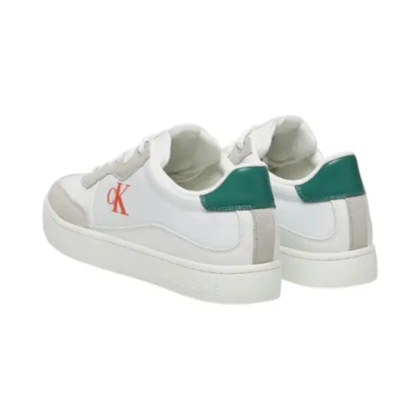 Calvin Klein - Ανδρικά Sneakers Ck Classic Cupsole Mg Nylon Mix YM0YM01304-02U Λευκό YM0YM01304-02U