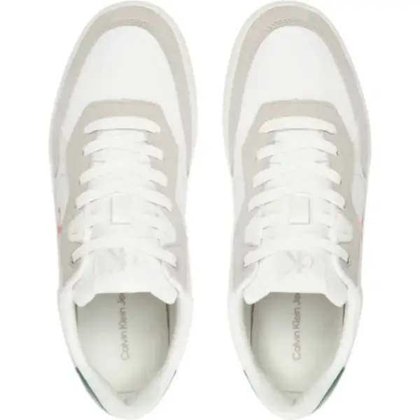 Calvin Klein - Ανδρικά Sneakers Ck Classic Cupsole Mg Nylon Mix YM0YM01304-02U Λευκό YM0YM01304-02U
