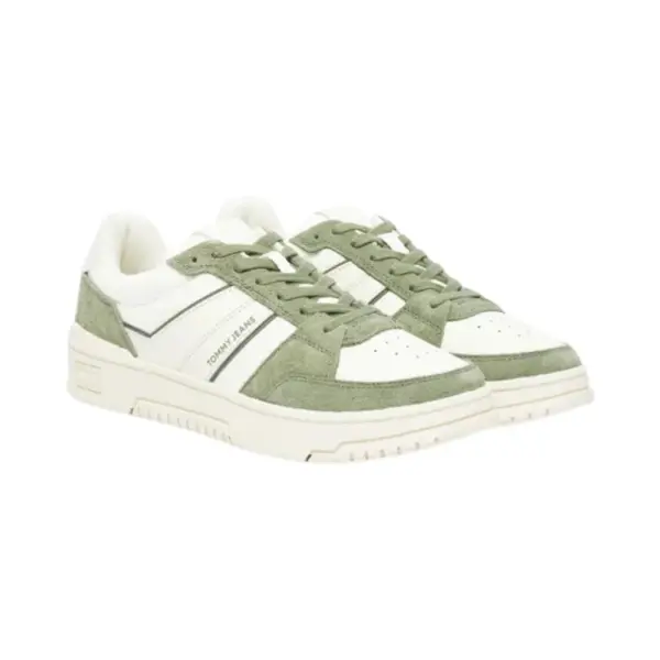 Tommy Hilfiger - Ανδρικά Sneakers Th Cupsole Pods EM0EM01579-MR6 Πράσινο EM0EM01579-MR6