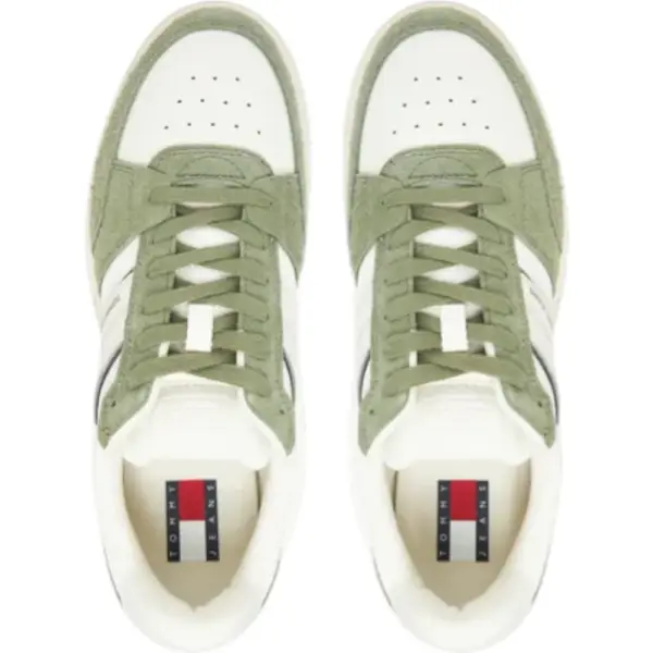 Tommy Hilfiger - Ανδρικά Sneakers Th Cupsole Pods EM0EM01579-MR6 Πράσινο EM0EM01579-MR6
