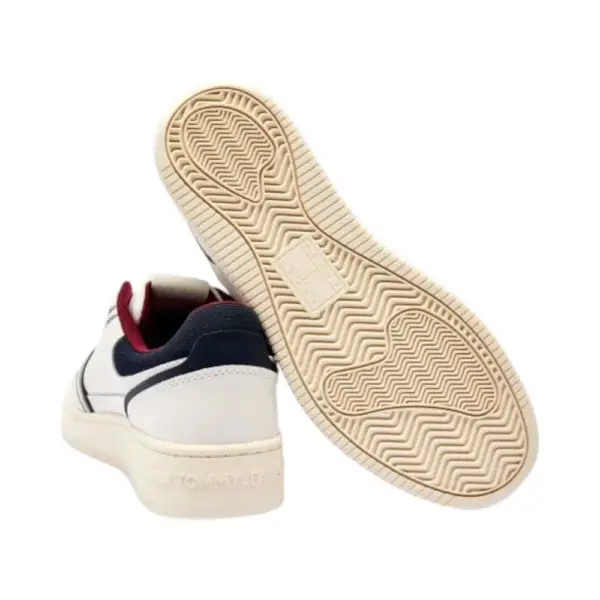 Tommy Hilfiger - Ανδρικά Sneakers Th Retro Basket EM0EM01612-0GZ Εκρού EM0EM01612-0GZ