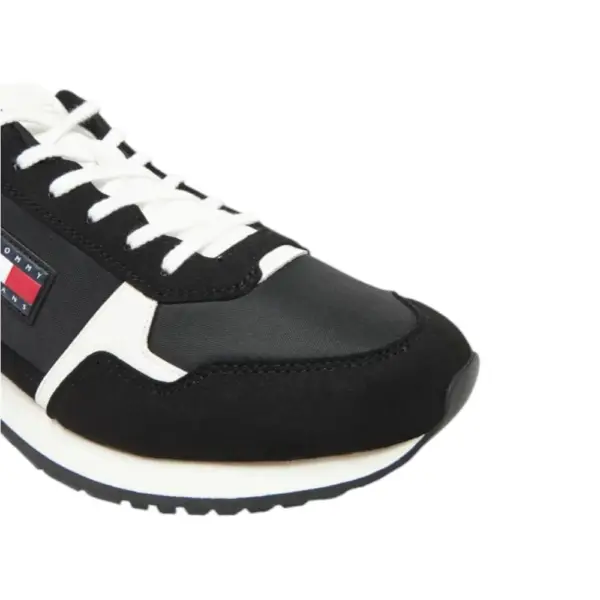 Tommy Hilfiger - Ανδρικά Sneakers Th Runner Casual EM0EM01590-BDS Μαύρο EM0EM01590-BDS