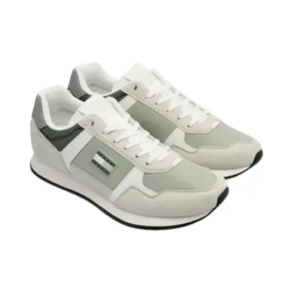 Tommy Hilfiger - Ανδρικά Sneakers Th Runner Casual EM0EM01590-MR6 Πράσινο EM0EM01590-MR6