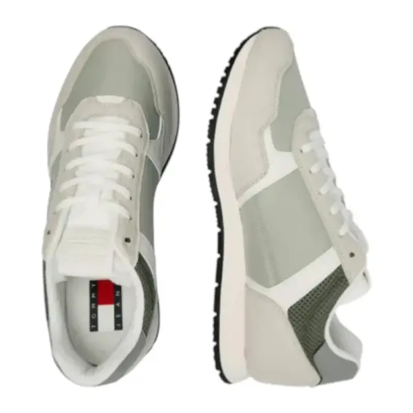 Tommy Hilfiger - Ανδρικά Sneakers Th Runner Casual EM0EM01590-MR6 Πράσινο EM0EM01590-MR6