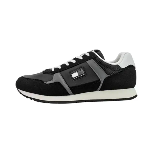 Tommy Hilfiger - Ανδρικά Sneakers Th Runner Casual EM0EM01617-BDS Μαύρο EM0EM01617-BDS