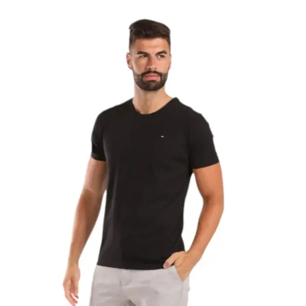 Tommy Hilfiger - Ανδρικές Φανέλες Κοντομάνικες 3Pack UM0UM03379-0SI Μαύρο UM0UM03379-0SI