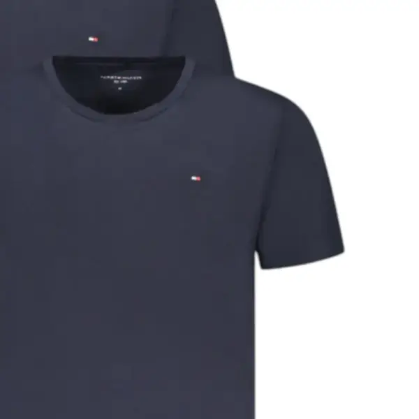Tommy Hilfiger - Ανδρικές Φανέλες Κοντομάνικες 3Pack UM0UM03379-0WG Μπλε Σκούρο UM0UM03379-0WG
