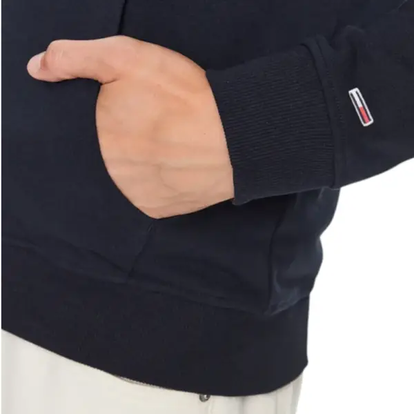 Tommy Hilfiger - Ανδρική Ζακέτα Φούτερ Regular Fit DM0DM16798-DW5 Μπλε Σκούρο DM0DM16798-DW5