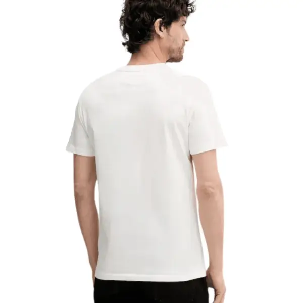 Tommy Hilfiger - Ανδρικό T-Shirt Stack Logo Tee C Neck Slim Fit DM0DM21539-YBL Λευκό DM0DM21539-YBL